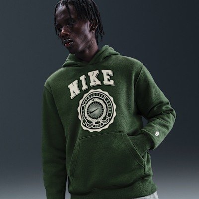Nike Club Men's Pull-Over Fleece Hoodie. Nike.com